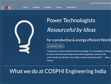 Tablet Screenshot of cos-phi.com
